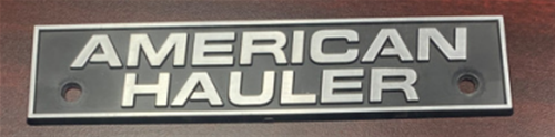 DECAL, AMERICAN HAULER BADGE